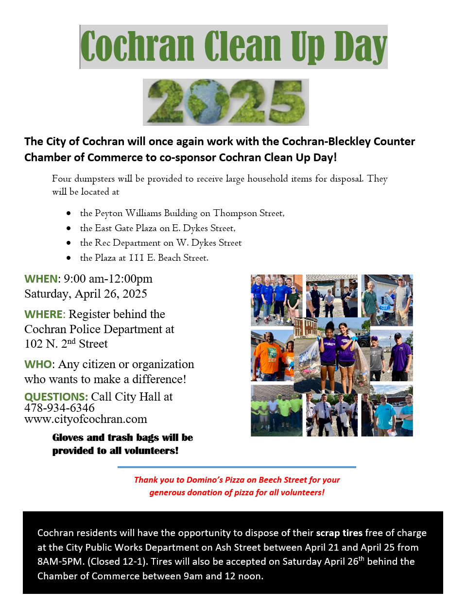 Cochran Clean Up Day 2025